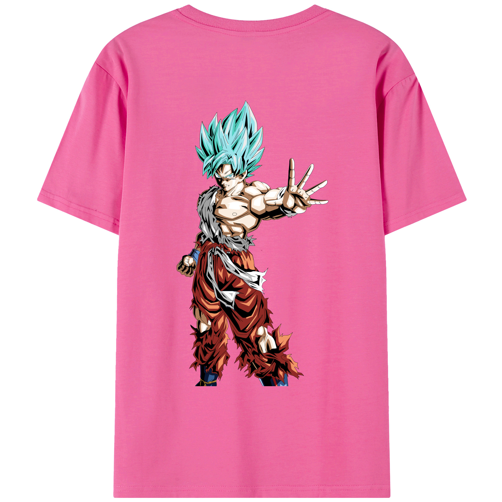（画像用） ドラゴンボール 孫悟空（そん ごくう）Son Goku カカロット DRAGON BALL Kakarotto レディース半袖Tシャツ(バックプリント)